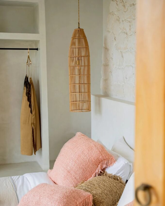 The Fish Trap Pendant - Natural - L