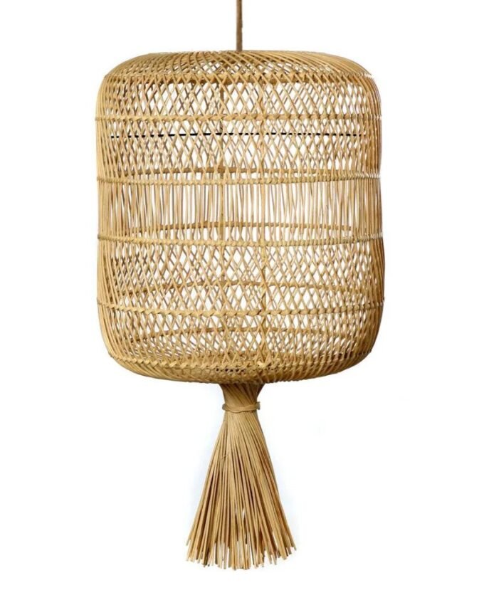 The Dumpling Floor Lamp - Pendant - Natural - L