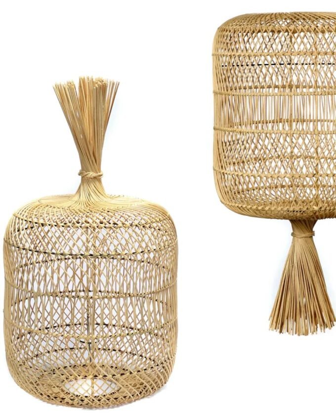 The Dumpling Floor Lamp - Pendant - Natural - L