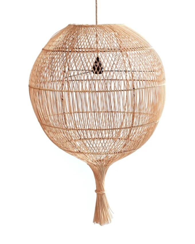 The Wonton Floor Lamp - Pendant - Natural