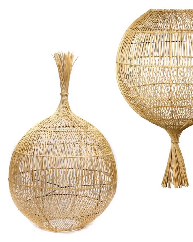 The Wonton Floor Lamp - Pendant - Natural